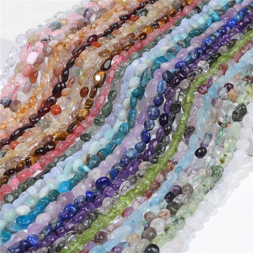 Polished Irregular Stone Nugget Beads Natural Agates Oval
