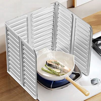 Heavy-Duty Aluminum Foil Heat Shield for Kitchen, Bbq,