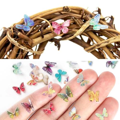 Tiny Miniature Butterflies Fairy Garden Accessories Mini