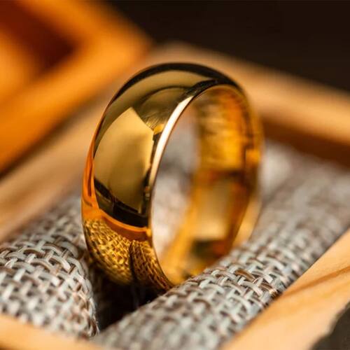 Tungsten Carbide Ring for Man Anillos Bague Homme Pareja De