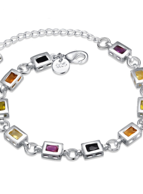 Noble Fine 925 Sterling silver elegant charm Bracelets