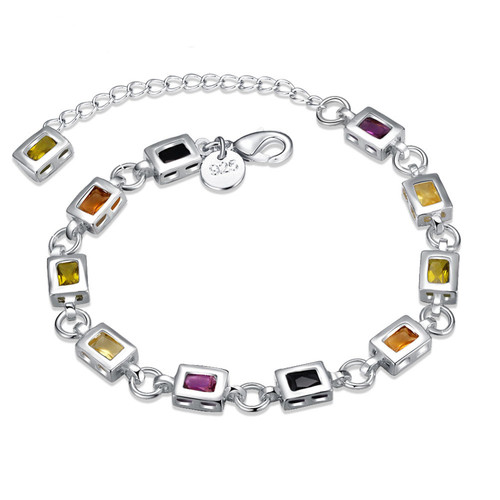 Noble Fine 925 Sterling silver elegant charm Bracelets
