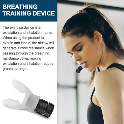 1Pcs Breathing Exercise For Lungs Portable Breath Fitness