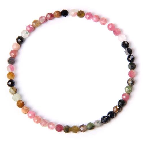 4MM Natural Stone Tourmaline Bracelets For Women Men