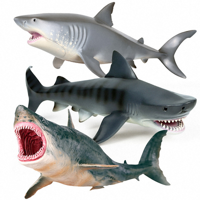 Simulation Marine Life Animal Model Toy Megalodon Whale