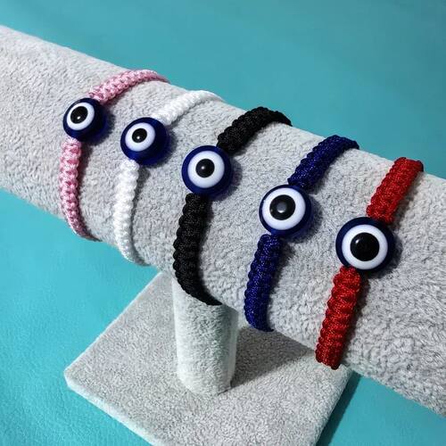 1 Pcs Simple Turkish Evil Eye Bracelets for Men Women Eyes
