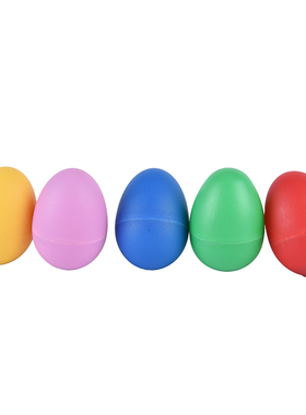 Plastic Percussion Maracas Shaker Musical Sound Egg  Colorf