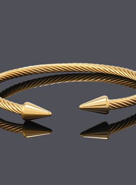 Luxury Arrow Stainless Steel Man Cuff Bracelet Women