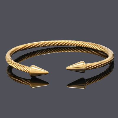 Luxury Arrow Stainless Steel Man Cuff Bracelet Women
