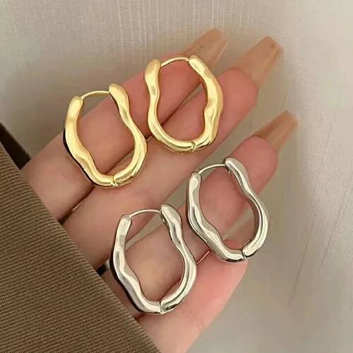 Irregular Geometric Earrings for Women's New Trendy and