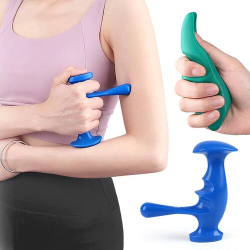 2Pcs T-Shaped Massager + Thumb And Finger Pressure Rod