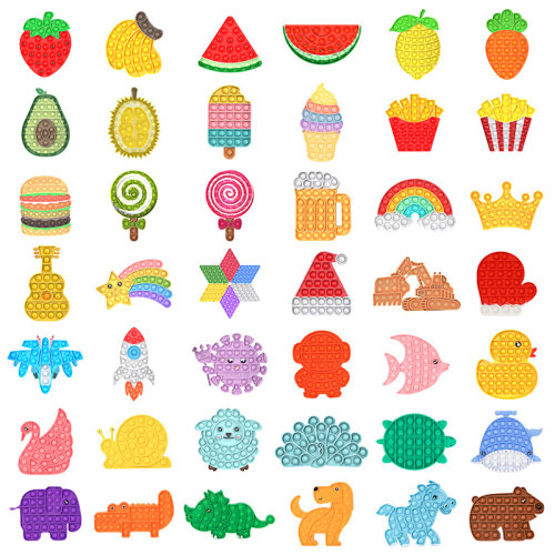 2022Fidget Toys Antistress Push Bubble Silicone Toys Desktop