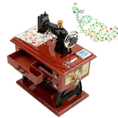 Vintage Sewing Machine Music Box, Bedroom, Living Room