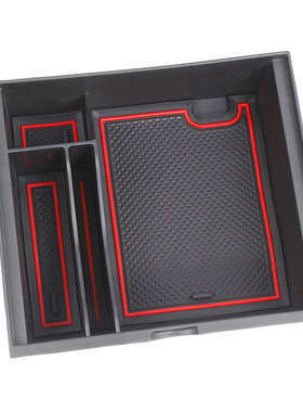 适用于2021特斯拉model3Y中控箱tesla扶手杂物储物箱汽车改装配件