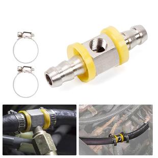 8燃油管燃油压力表传感器T型倒钩接头1 2aZ 配件 AY跨境汽车改装