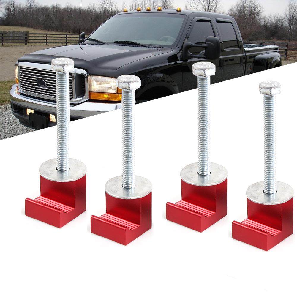 MY跨境汽车改装配件铝合金J钩交叉系紧装置皮卡工具箱固定器4个aZ