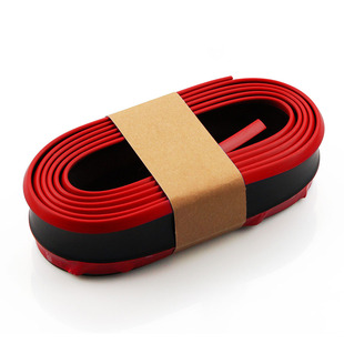 汽车改装前铲小包围保险杠橡胶条侧裙边胶条前唇扰流板M1M1