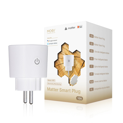 MatterWiFi智能插座涂鸦智能家居支持Homekit GoogleHome AlexaB1