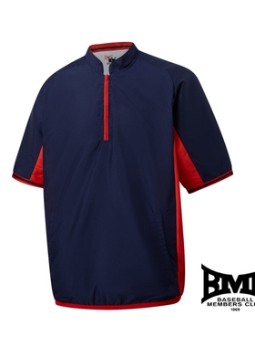 BMC 2024款立领防风衣 防水 防风 速干 深蓝色配红色 有内里 现货