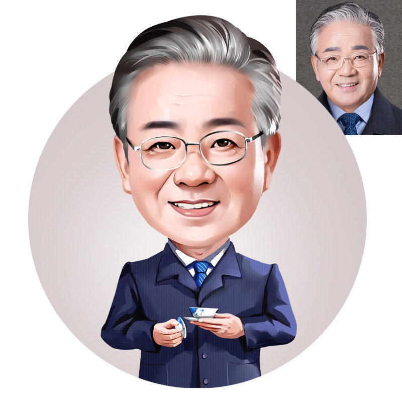 Q版手绘写实漫画头像设计定制真人照片转卡通夸张肖像情侣全家福