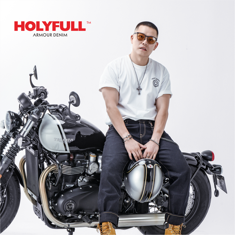 复古原牛工装牛仔裤男