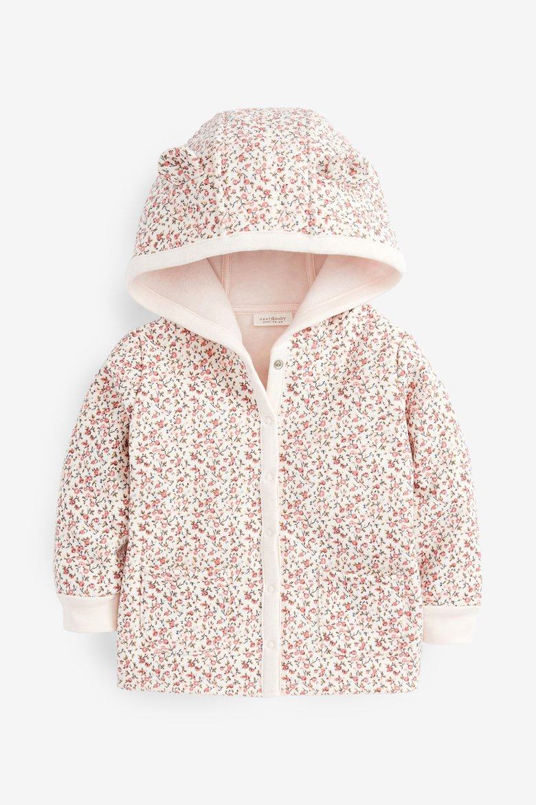 粉色花卉外套开衫春秋