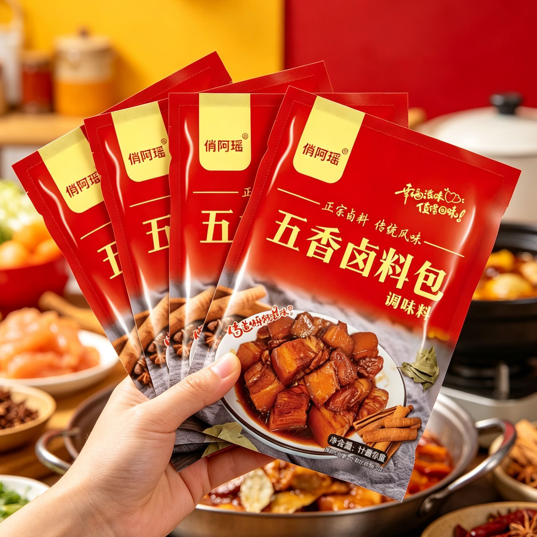 正宗秘制五香卤料包80g炖肉红烧肉香料包卤酱牛羊肉调料包茶蛋包