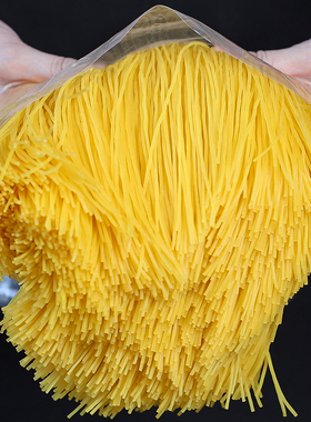 东北5斤玉米面条碴子条挂面粗粮细作速食叉插条面纯黄面条麻辣烫