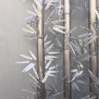 Симуляция серебряная бамбуковая моделирование серебряное бамбук свадебный золотой бамбук