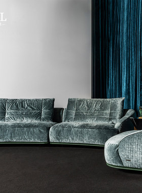 Visionnaire简约弧形沙发Luxury-simplified style fabric sofa