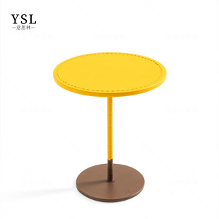 Fendi芬迪角几现代简约真皮金属Coffee 北京定制 table