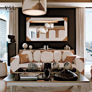 sofa vintage for large rooms Ludovica沙发Custom sized made