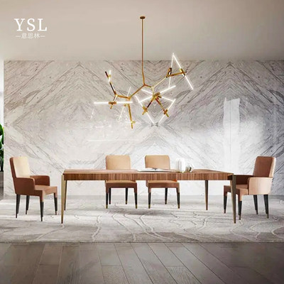 Capital意式轻奢餐桌Modern minimalist long dining table浙江