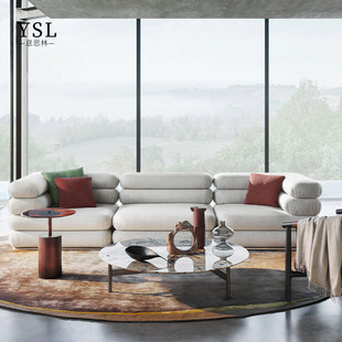 芬迪沙发模块浙江工厂Simple fabric modular living room sofa