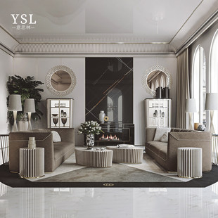 fabric sized sofa Frigerio沙发复古风简约Small Vittoria