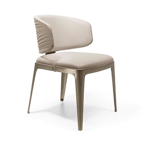 意式轻奢真皮餐椅定制vis