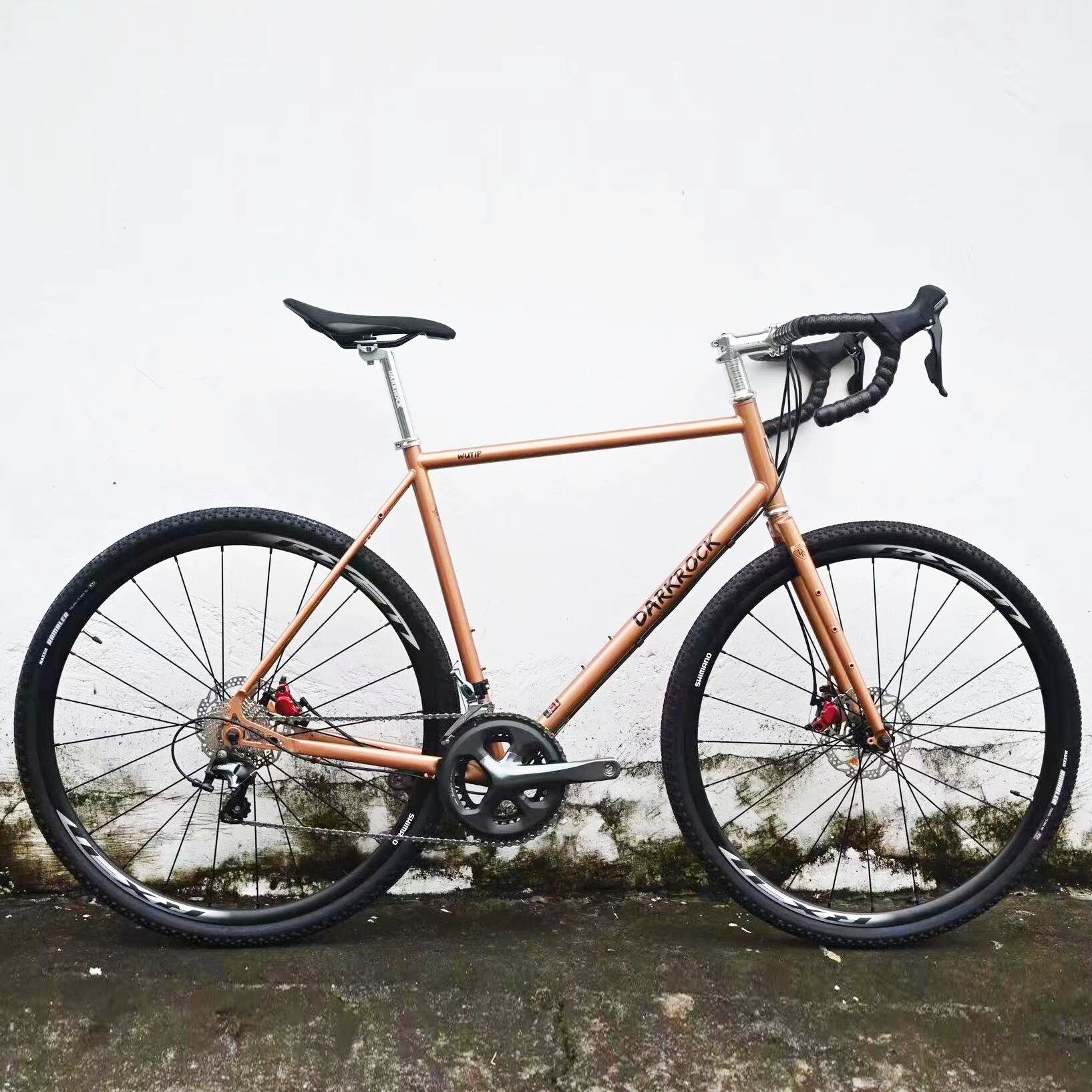 DARKROCK黑岩WUTIP公路越野碟刹钢架车 GRAVEL砾石弯把自行车700C