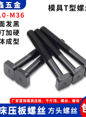 模具T型螺丝方头螺杆压板螺栓M10M12M14M16M18M20M22M24M27M30M36