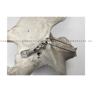 KAMMERHOPA 设计师品牌925银复古耳坠不规则个性耳环暗黑文艺