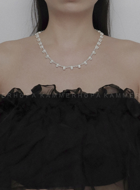 kammerhopa 设计师品牌925银大号骷髅拼接链单层锁骨链新品25款