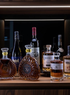 玻璃酒柜摆件欧式道具酒装饰品