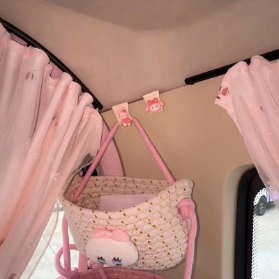 【三轮车改造小配件】可爱车载挂钩创意多功能免打孔挂钩汽车收纳