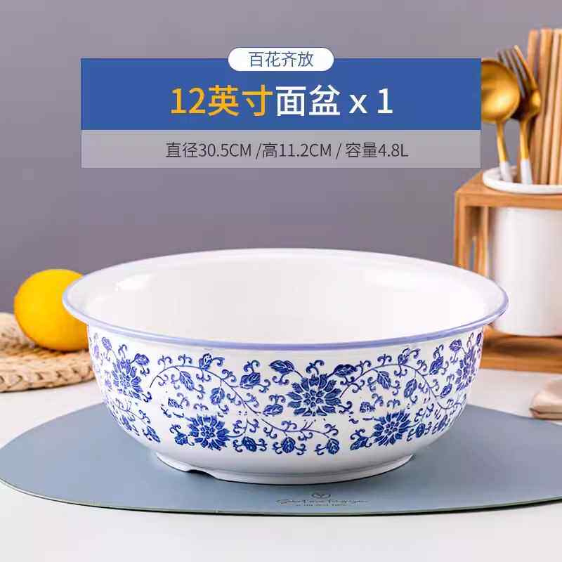 y0ez海碗家用酸菜鱼大碗陶瓷大白碗纯白色特大号大汤碗大盆碗商用