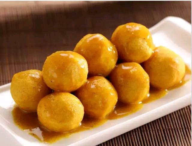 只发广东省,新鲜速冻鱼蛋黄金鱼蛋咖喱鱼蛋每包250克约20颗