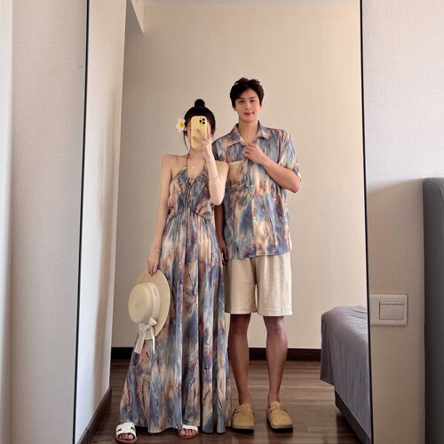 三亚吊带裙你衣我裙海边旅游韩版
