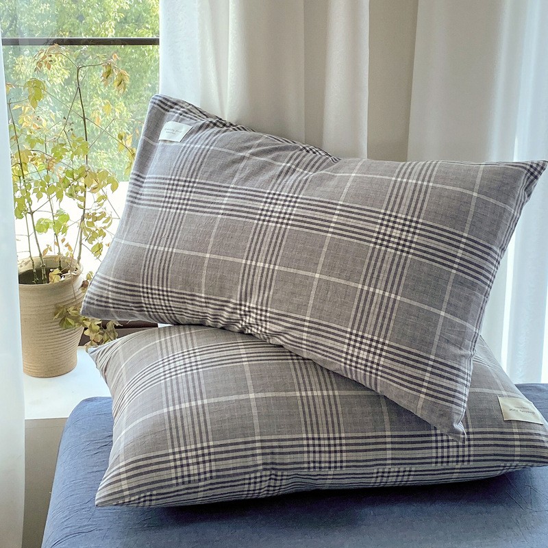 枕套单个小号枕头枕芯罩100全棉