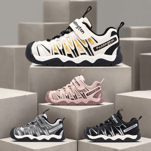 帕丁顿熊童鞋2025冬季男女童鞋潮流户外徒步加绒运动二棉鞋机能鞋