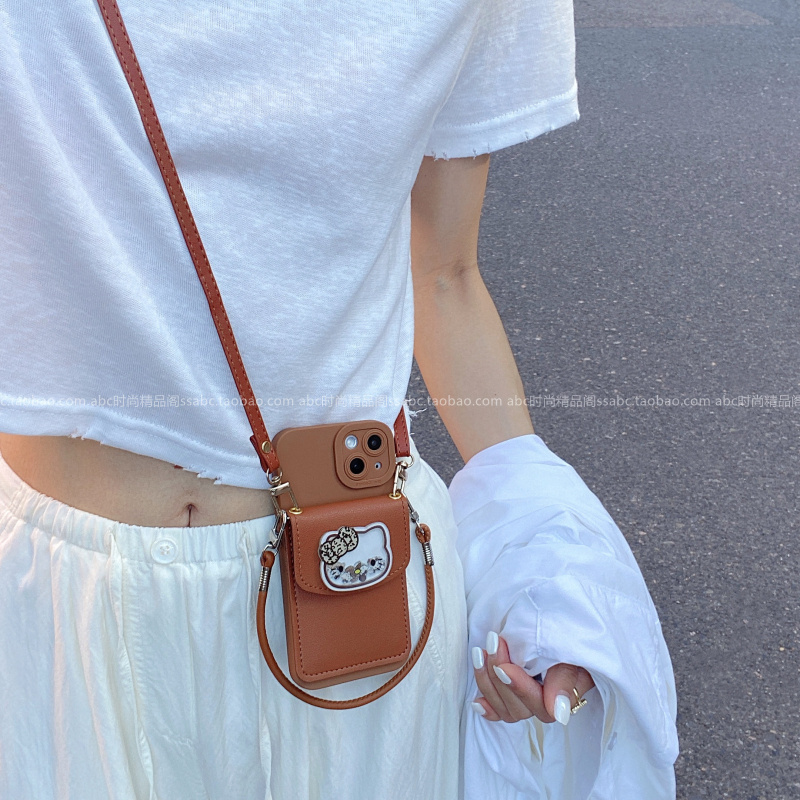 ins卡通kt摇摇乐公仔保护套适用vivox300手机壳x300pro轻奢s3020斜挎挂绳x200s全包边iqooz9卡通s18女款x9080