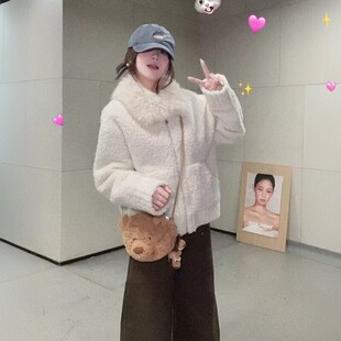 摇粒绒外套女2026年秋冬新款夹克棉服今年流行爆款韩系chic厚棉袄