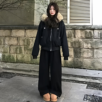 棉服女2025新款韩系座山雕外套